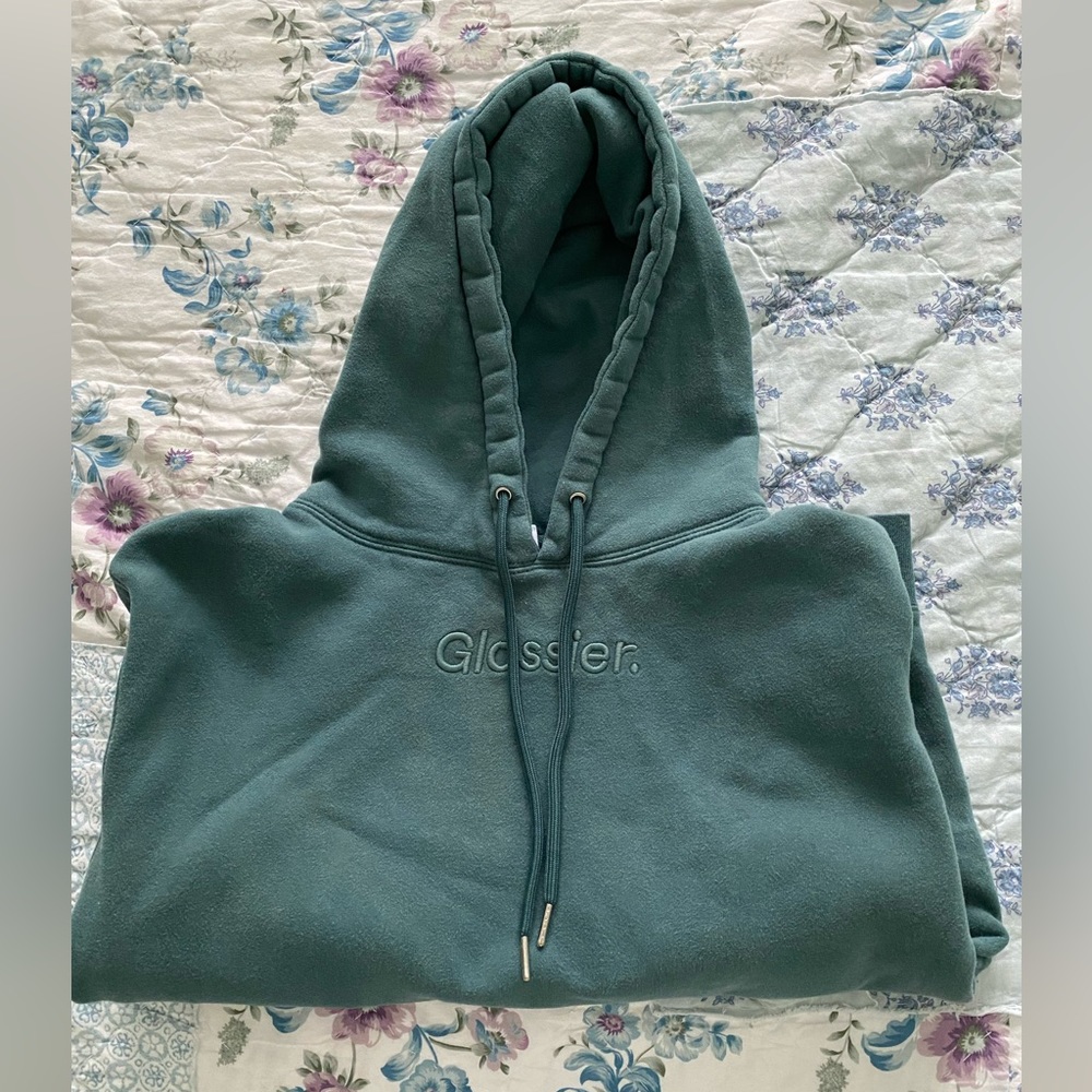 Glossier Forest Green Hoodie